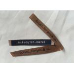 Ultrasonic Cut Classic Woven Clothing Labels For Business 20cm Width for sale
