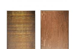 China Brass Weave Wire Mesh Fabric Laminated Glass Wine Cellar Decoration supplier