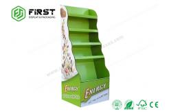 China Customized Logo Printing POP Floor Display Cardboard Display Shelf supplier