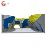 Children Bouldering Rock Climbing Wall Different Slope Angles customized for sale