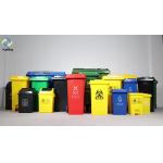 360L big size plastic dustbin garbage container recycle bin with 2 wheels pedal waste bin foot for sale