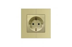 China Smart Laffey Schuko Outlet Sockets Plastic Module For Home / Hotel supplier