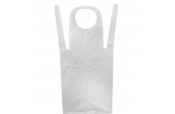 China Transparent PE Disposable Plastic Apron Waterproof For Cleaning supplier