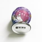 Custom Printed Logo Round 3D PET Badge For Shoes Hats No Toxic