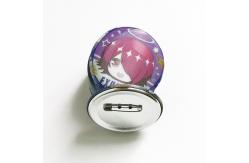 China Custom Printed Logo Round 3D PET Badge For Shoes Hats No Toxic supplier