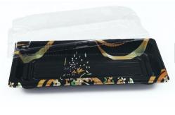China Stackable Disposable PS Plastic Sushi Container supplier