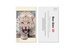 China Custom 3.5x2 Inch 3D Lenticular Business Card With Logo / Lenticular Image Printing supplier