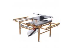 China 1600w 2600w Precision Wood Cutting Sliding Table Saw Machine With Liftable Saw Head supplier