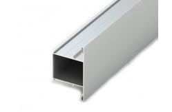 China 6063 Silver Anodized Extruded Aluminum Windors Profiles for Sliding Windows Frame supplier