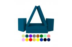 China Flexible Seating Micro-Suede Modular Foam Play Couch For Toddlers supplier