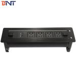 Custom Conference Table Outlet , Motorized Flip Up Multimedia Desktop Socket for sale