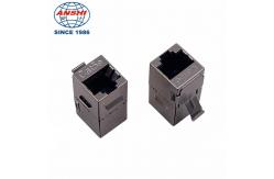 China Inline Coupler RJ45 Keystone Jack ANSHI Cat5E STP FTP 8P8C Female supplier