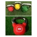 Custom PU Rubber Coated Kettlebells 35 Pound 18kg 60 Lb for sale