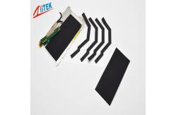 China High Conductivity Reinforced Thermal Graphite Sheet ,Black Graphite Thermal Interface Material supplier