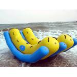 Double Tubes Inflatable Floating Seesaw For Seaside Entertainment , Inflatable Water Games for sale
