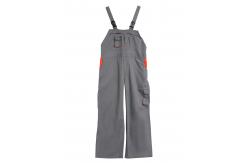 China 2450 GSM Adjustable Strap Three Dimensional Pocket Work Bib Overalls supplier