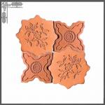Clay Outside Wall Decorative Bricks Terracotta Hollow Blocks For Ground for sale