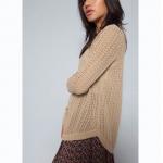 WOMEN'S 100% COTTON POINTELLE KNITTED SWEATER for sale