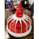 Red and white adjustable 16-cell round tray for sale