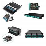 ANSHI 1U 144 Cores Patch Panel Loaded With MPO MTP Cassette for sale