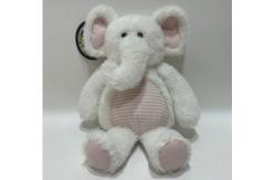 China Factory Wholesale Can Customize Small Elephant Plush Toys With Rattle Paper supplier