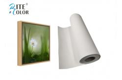 China Matte Inkjet Digital Large Format Printing Canvas Polyester Print Fabric 220Gsm supplier
