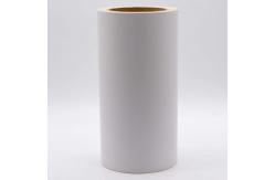 China Polyimide Materials Permanent Adhesive Matte White 1Mil With Glassine supplier