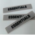 Sew On Patches Silicone Rubber Labels Customized 3D PVC For Garment