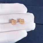 Vancleefarpels Sweet Alhambra Earstuds 18k Rose Gold Factory Sales Fine Jewelry Earring for sale