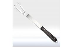 China 2.5mm Thickness Personalized BBQ Tools , Barbecue Grill Set With Premium Wood Handle supplier