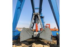 China 12 Cbm Q355 Crane Grab Bucket Radio Remote Hydraulic Clamshell supplier