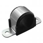 Stainless Steel 1-5/8'' Omega Cushion Clamp for Conduit Holding for sale