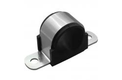 China Stainless Steel 1-5/8'' Omega Cushion Clamp for Conduit Holding supplier