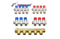 China 2 - 12 Outlets Brass Pex Manifold Pex manifold systems For Home Improvement supplier