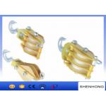 10 - 150KN Cable Pulling Pulley Block , Aluminous Alloy And Nylon Sheave Hoisting Tackle for sale