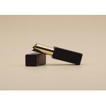 Square Shape Empty Black Lipstick Tubes High Reliability For Cosmetic Packing
