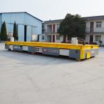 Automatic Charging Material Handling Trolley , 30T Stepless Speed Heavy Load Transfer Trolley for sale