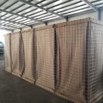Mil 3 4mm 75cmx75cm Hesco Baskets Military Sand Barriers ISO Certification for sale