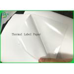 Blank White Waterproof Thermal Label Paper Sticker Rolls Self Adhes Barcode Paper for sale