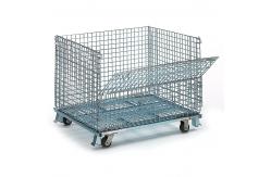 China Line Dia 5.8mm Wire Mesh Pallet Containers Stacking Bins Medium Duty supplier