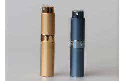 China Empty Metal Handbag Twist And Spritz Atomiser Refillable 8ml travel spray bottle supplier