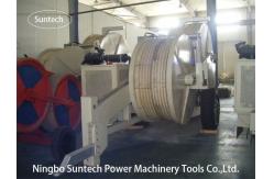 China MC Nylon Bullwheel 2X55 / 1X100 Transmission Line Stringing Equipment Cable Puller Tensioner supplier
