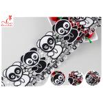 Multi Color Silk Lace Trim With Panda Lace High Color Fastness for sale