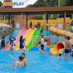 Fiberglass Amusement Park Water Slide Playground For Young And Adults for sale