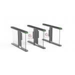 10mm Acrylic Automatic Speedlane Swing Turnstile With Alarm Light for sale