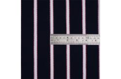 China Breathable Durable Elastic And Strong Durable Striped Knit Fabric For T-Shirt supplier