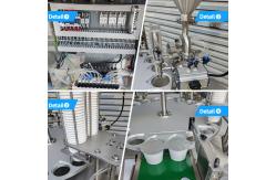 China Paste Liquid Fill Seal Packing Machine Dual Head Sauce Filling Machine 1.8kw supplier