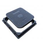 Square Shape 25mm Fiberglass Manhole Cover Standard Size Frp Chamber Cover, Outdoor water drain covers for sale