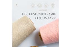 China Ne20 Recycle Polyester Dty Yarn Recycled Cotton Raw White For Knitting supplier