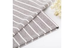 China Breathable And Environmental Friendly Elastic Striped Knit Fabric For Casual supplier